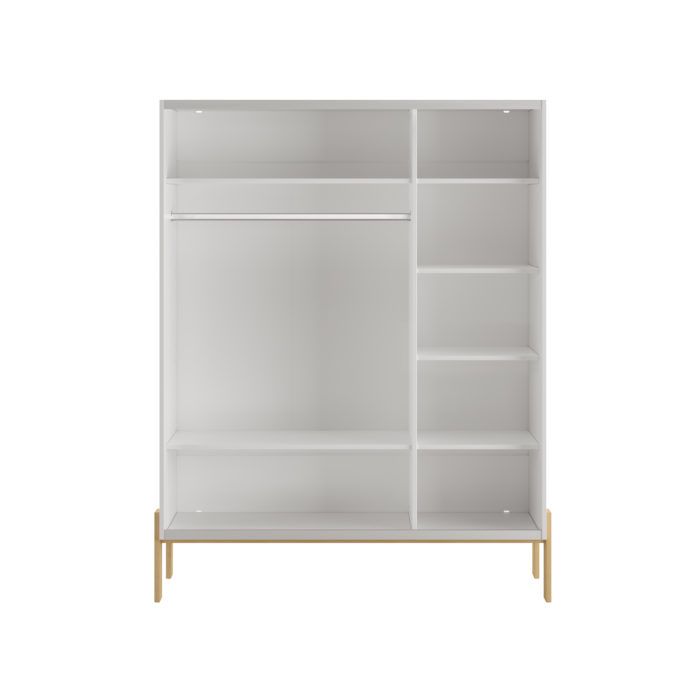 Armario de ropa con 3 puertas (Colección Alpine)